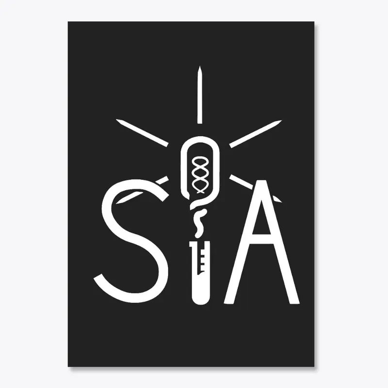 White SiA logo